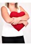 Heart Shaped Comfort Pillow with Front Pocket, Soft Fiber Filled Hugging Pillow - 5