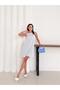 Women's Crew Neck Thick Strap Waterway Fabric Summer Slim Vacation Casual Dress - 6