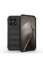 Poco F8 Pro Compatible Case with Hollowed Out Back Surface Design Ethnic Silicone T40880 - Dark Green - 2