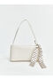 Trendlucky Leather Look Women's Shoulder Bag with Scarf Accessory