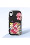 Black Silicone Case with Shock-Absorbing Camera Protections Compatible with iPhone Xr