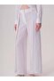 Linen Trousers with Slits at the Legs - 3