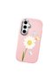 Pink Silicone Case with Shock-Absorbing Camera Protection Compatible with Samsung Galaxy S24 Fe - 3
