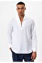 Apaş collar buttoned men's shirt - 7