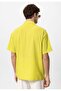 Apaş Collar Oversize Short Sleeve Men's Shirt - 3