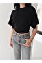 Women's Basic T-Shirt with Wide Sleeve Detail - 2