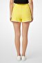 Women Solid Basic Shorts, Yellow - 4
