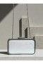 Silver Gray Lame Anti-Scratch Matte Leather Women's Evening Dress Bag Wedding Engagement Graduation - 7