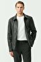 Regular Leather Coat