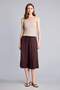 High Waist Crop Fit Brown Belmando Capri I6798Az26Sm - 2