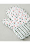 Petal Dreams Oven Mitt and Holder Set White - Pink - 2