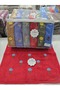 6 Pieces of Embroidered Cotton 50X90 cm Hand and Face Towels - 3