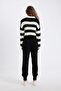 Jogger Knitwear Trousers with Pockets, Basic Elastic Waistband, Lace-Up R1701Az21Au - 6