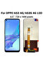 شاشة LCD سوداء مع إطار CPH2139 CPH2135 CPH2127 عالية الجودة لهاتف A53 4G A53s مع شاشة لمس رقمية - 3