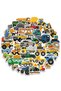 A122803-50PCS 50PCS Cartoon Construction Car Cute Stickers Graffiti Toy Bags Laptop Ipad Cup Noteboo - 2