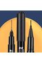 Deli S563-3pcs Deli S563 Children's 5-pack Double-ended Art Marker Pen Outline Pen Line Black Oily N - 3