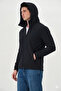 Men's coat men's hooded reflective detail stretch fit coat - 4