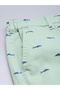 Men Green Slim Fit Printed Shorts - 6