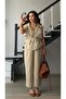 Stone Organic Linen Vest-Pants Set