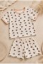 Girls' Cotton Shorts Pajama Set 3-12 Years Old - 7