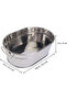 Silk Route - Oval Galvanized Metal Tub Soda Bee, Wine Ice Holder Portable Party Drink Chiller - 2