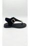 Women's Suede Gold Accessory Detailed Flip-Flop Sandals Comfortable Orthopedic Non-Slip Sole Sandals - 8