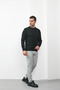 Wick Patterned Crew Neck Sweater - 4