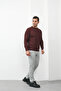 Wick Patterned Crew Neck Sweater - 3