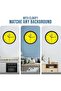 Clokify Nadi Al Wasl Wall Clock, 25 cm Analog, Silent Movement, Battery Operated, Design 2, Black Frame - 8