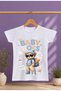Children's T-Shirt with Lettering and Baby Print, 100% Cotton Short Sleeve T-Shirt - 2
