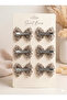 Leopard Patterned 6-Piece Baby Girl Hair Clips - 2