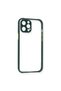 Apple iPhone 12 Pro Max Case Miami Transparent Silicone - Dark Green