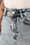 Women's Star Stone Embroidered Mom Jean Pants - 6