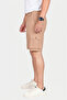 Men's Earth Lycra Gabardine Modern Fit Cargo Capri Shorts - Multi-Pocket Summer Relaxed Fit Shorts 2014 - 4