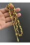 Black Enameled Heavy Gold Simulated Metal Prayer Beads Gift for Men - 2