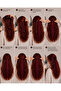 Red Burgundy Braided Hair Clip – Modern Boho Hair Accessory - 2