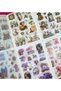 Retro Themed Decal and Sticker Book |   24 Sheets of Aesthetic Journal Material 1 Pc - 2