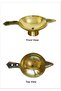 Divine Design Daily Use Brass Diya – Traditional Oil Lamp for Pooja, Meditation & Home Mandir - 3