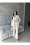 Lace Sleeve Jacket Set