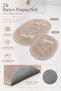 Gold 2-Piece French Lace Luxury Bath Mat Non-Slip Dowry Oval Bath Mat Set Lauris - 2