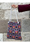 Ethnic Patterned Tapestry Fabric Woven Bag - 2