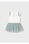 Baby Girl Tulle Dress Green - 2
