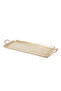 Large Golden Serving Tray from Oro