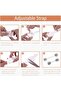 Child Safety Lock, Double Lock, Cabinet Locks Baby Proofing, Adjustable, 6 Pcs with 3M Adhesive - 2