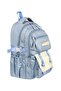 Licensed Twill Fabric Niss Model Blue School Backpack, Thermal Lunch Bag and Pen Holder - 6
