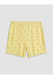 From Güli̇s Store: Yellow Patterned Women's Pajama Bottoms, 2-Piece Set - 6