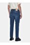 Mateo Mid-Waist Narrow Leg Mid Indigo Jean Pants - 3