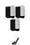 Glb-Stl41414 Black Women's Ballerina Socks 15 Pairs