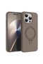 Apple iPhone 14 Pro Max Compatible Case Aura Stand Magsafe Brown