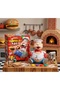 Chubby Cook! 18-Piece Educational and Fun Family Box Game Set with Chef Figures for 2-6 Players - 2